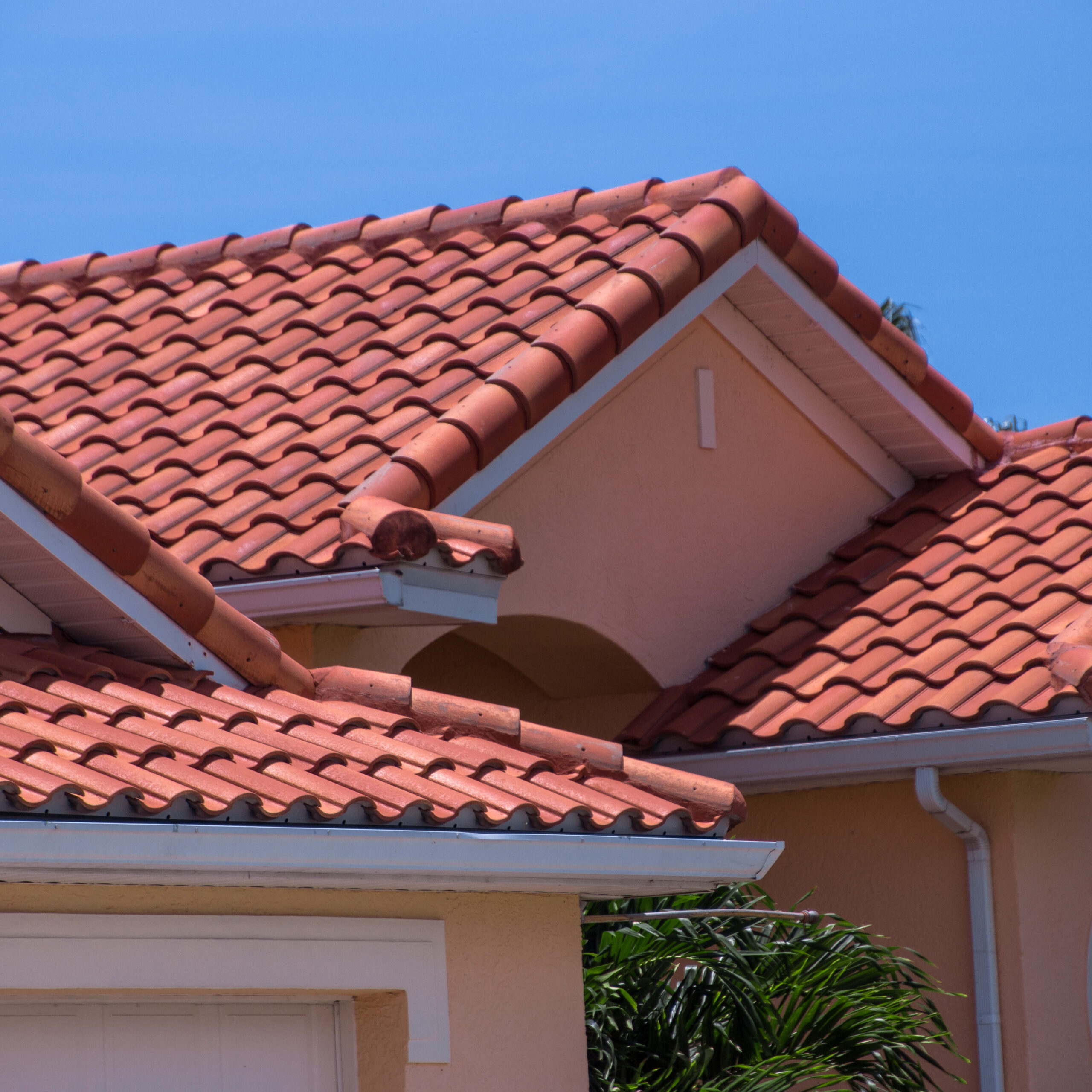Florida home with spanish tiled roof